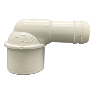 Barb 19mm  x 90o x 25mm Spg E-3262 - Spa Spare Part