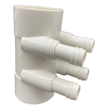 Manifold Water 4 Port - 19mm x 50mm slip/slip E-4078 - Spa Spare Part