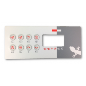 OVERLAY: TSC-8 8 Button G-9916-100444 - Spa Spare Part