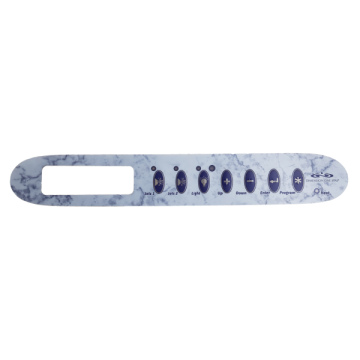 OVERLAY: Dimension One K-24 7 Button( J1, J2, L,U,D,E,P) *NLS* G-D1-0156-351 - Spa Spare Part