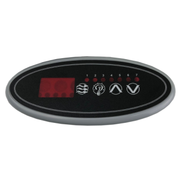 TOUCHPAD: Hydro-Quip ECO-1/TSC-9 and Overlay(P,L,U,D) HQ-34-0193-K - Spa Spare Part