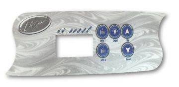 OVERLAY: K-71 5 Button(2pump) LA-PL-49535-05 - Spa Spare Part