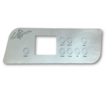 OVERLAY: Old Style K-72 8 Button LA-PL-49554 - Spa Spare Part