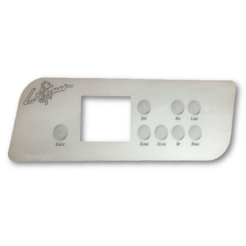 OVERLAY: K-72(Old) 8 Button LA-PL-49570 - Spa Spare Part