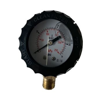 Astral Pool ZX Cartridge Filter Pressure Gauge w/ Covers - Filter Spare Part