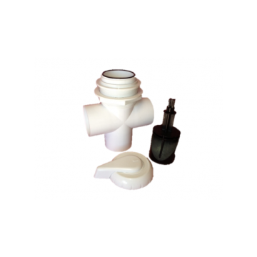 Hydroair Diverter Valve 50mm White B-11-400WHT - Spa Spare Part