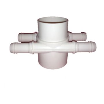 Water Manifold 4 Port Side by Side 50mm (Spa Plumbing Part)