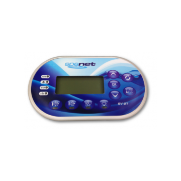 SpaNet Sv2 low profile Gel Fill Touch Pad sn-sv2t-rj - Spa Spare Part