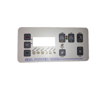 Davey Spa-Quip SP1000 Overlay for Spa Controller Q616000 - Spa Spare Part