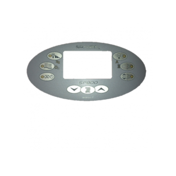 Davey Spa-Quip SP800 Oval Overlay for Spa Controller Q616013-1 - Spa Spare Part