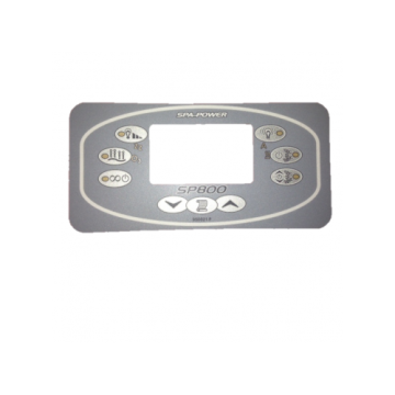 Davey Spa-Quip SP800 Rectangular Overlay for Spa Controller Q616014 - Spa Spare Part