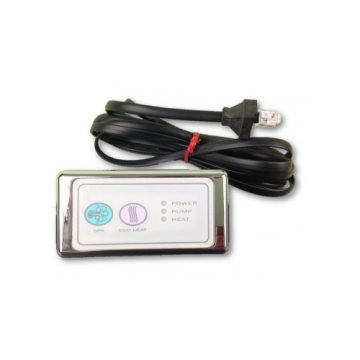 Davey Celsior Touchpad and Overlay - Chrome for Spa Controller D-TBCS - Spa Spare Part
