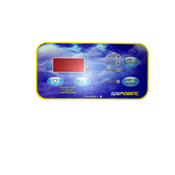 Davey Xcelsior Touch Pad Overlay for Spa Controller Q-SP - Spa Spare Part