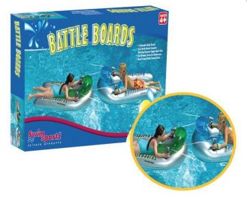 2x Swimsportz Battleboard Squirter (set of 2) Swimming Pool Toy / Float / Ride On