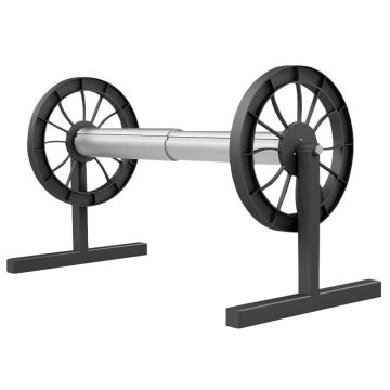 Abgal Apollo Premium Stationary Fixed Height Reel / Roller for Pool Blankets / Covers - Black
