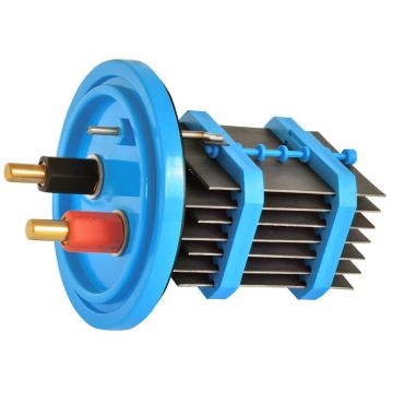 AquaSolis Replacement Pool Chlorinator Cell for AutoChlor RP15/PRO-RP15QT and K-Chlor RP15 w/ Threadlock Cap - Self-Cleaning Chlorinator Spare Part