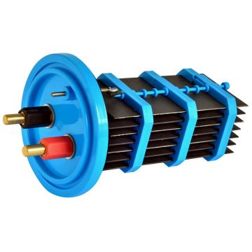 AquaSolis Replacement Pool Chlorinator Cell for AutoChlor RP25/PRO-RP25QT and K-Chlor RP25 w/ Threadlock Cap - Self-Cleaning Chlorinator Spare Part