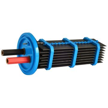 AquaSolis Replacement Pool Chlorinator Cell for AutoChlor RP50HD/RP50.SCU/RP50T.Midi w/ Threadlock Cap (Commercial Plate Only) - Self-Cleaning Chlorinator Spare Part