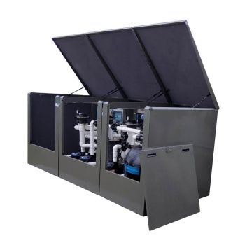 Acoustic Box 3656mm Wide Soundproof Pump and Filter Cover / Enclosure