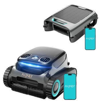 Aiper Scuba S1 Pro Cordless Pool Cleaner (2025 Upgraded) and Surfer S2 Solar Power Cordless Pool Skimmer Bundle