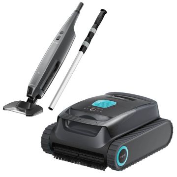 Aiper Scuba SL Cordless Pool Cleaner and Pilot X1 Rechargeable Handheld Pool & Spa Vacuum Bundle