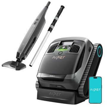Aiper Scuba X1 Cordless Pool Cleaner and Pilot X1 Rechargeable Handheld Pool & Spa Vacuum Bundle
