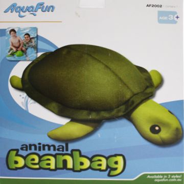 Aquafun Turtle Beanbag (available in 2 styles Turtle or Guppie) - Pool Toy / Float