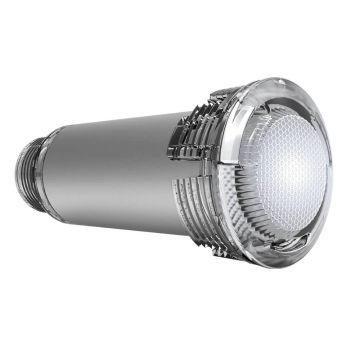 Aqua-Quip EvoLV Series White LED Colour Compact Pipe Mount Pool Light w/ Press-Fit Adaptor, End Cap and 20M Cable
