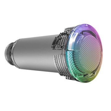 Aqua-Quip EvoLV Series Multi-Colour PRO RGB+W LED Compact Pipe Mount Pool Light w/ Press-Fit Adaptor, End Cap and 20M Cable