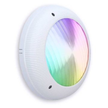 Aqua-Quip QC Series 1 x Multi-Colour LED Retro-Fit Pool Light w/ Concrete Universal Mount Bracket and Plug Kit