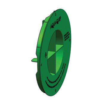 Aqua-Quip ASL130 Evo2/EvoMAX Green Plaster Cap for Adjustable Concrete Mounting Dress Ring