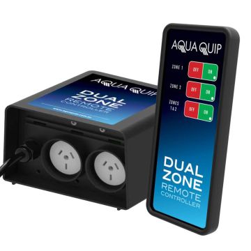 Aqua-Quip Dual Zone Smart Lighting Control System w/ Remote Handset for Pool & Spa Lights
