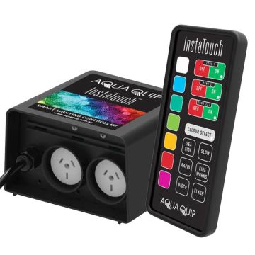 Aqua-Quip InstaTouch Smart Lighting Controller w/ Remote Handset for Pool & Spa Lights