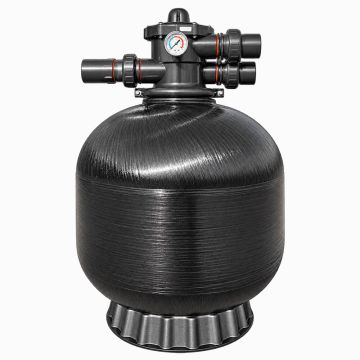 AquaSolis ASMF Series Sand/Glass 21" Fibreglass Media Filter w/ 40mm Multiport Valve