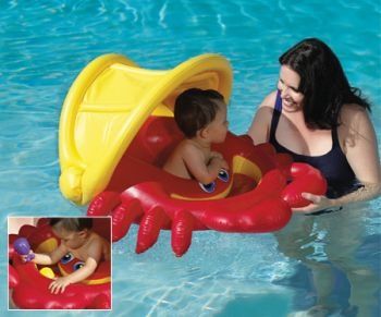 Aquafun Crab Baby Sunshade - Swimming Pool Toy / Float 