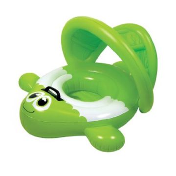 Aquafun Baby Rider - Green Guppie - Swimming Pool Toy / Float 