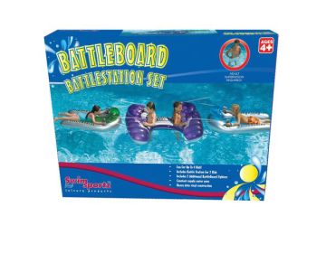 Swimsportz Battleboard Battle Station set for 4 - Swimming Pool Toy / Float 