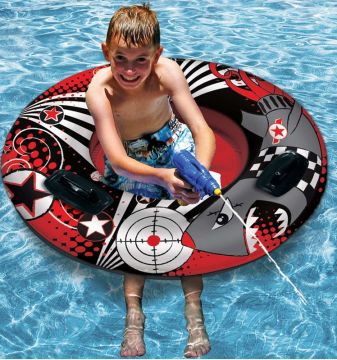 Aquafun Bump N Squirt Tube - Swimming Pool Toy / Float - 107cm