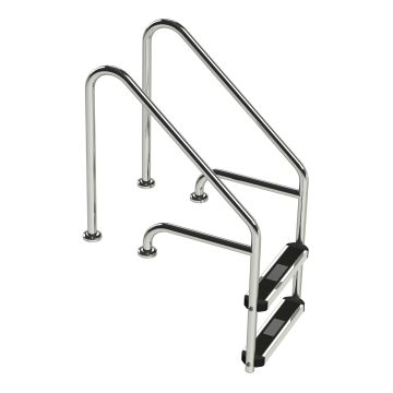 S.R. Smith Cantilever 2-STEP Ladder Flanged - Pool Ladder