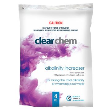 Clearchem Alkalinity Increaser Buffer & Sodium Bicarbonate 4kg - Pool Chemical