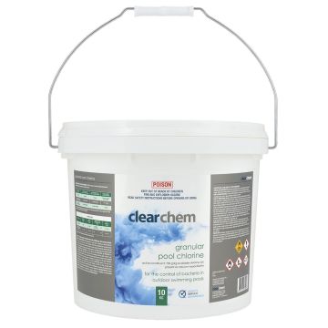 Clearchem Granular Chlorine Calcium Hypochlorite 10kg - Pool Chemical (DG)