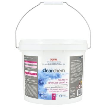 Clearchem Premium Granular Chlorine Tri-Chlor 10kg - Pool Chemical (DG)