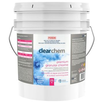 Clearchem Premium Granular Chlorine Tri-Chlor 25kg - Pool Chemical (DG)