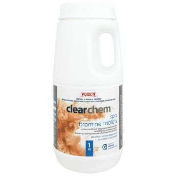 Clearchem Spa Bromine Tabs 1kg- Spa Chemical (DG)