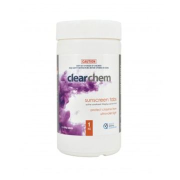 Clearchem Sun Screen Tabs Stabiliser Cyanuric Acid 1kg - Pool Chemical