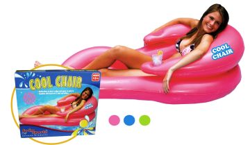 SwimSportz Cool Chair Floating Pool Lounger / Inflatable Air Bed