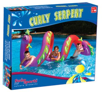 Swimsportz Curly Serpent Rider Large Swimming Pool Toy / Float 240 cm