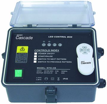 Davey KZD60 LED Light control box & remote for Waterfalls