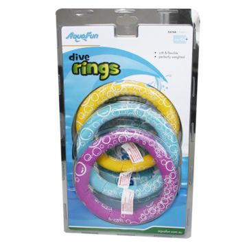 AquaFun Dive Rings - Pool Game / Toy