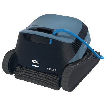 Maytronics Dolphin S1000 Robotic Pool Cleaner w/ Maze Navigation & Fine Filtration. Floor, Walls, Waterline, Steps & Sun Ledges